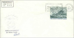 FSAT TAAF 04.03.77 Kerguelen PA 47 Rare : Cachet à Froid Armoirie Des TAAF (2) 3.50 Bicentenaire Passage Cook - Otros & Sin Clasificación