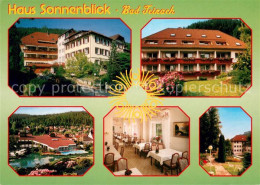 73641282 Bad Teinach-Zavelstein Haus Sonnenblick Panorama Gastraum Park Bad Tein - Sonstige & Ohne Zuordnung