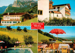 73641278 Rottau Chiemgau Berggasthaus Adersberg Pool Terrasse Rottau Chiemgau - Sonstige & Ohne Zuordnung