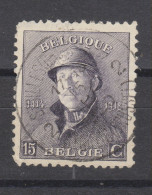 COB 169 Oblitération Centrale ST-GILLES (BRUXELLES) 2 - 1919-1920  Cascos De Trinchera