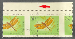 Vietnam Error Stamps, Butterfly, Shifted Perforate. - Viêt-Nam