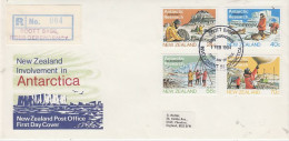 Ross Dependency  1984 NZ Antarctic Research Registered FDC Scott Base (RO150) - FDC