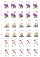 ** 4212H/4219H. Flora Y Fauna. Hojitas De 10 Sellos Procedentes De Los Carnets. Cat. 257 €. - Nuevos