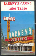 Nevada, Lake Tahoe, Barney's Casino, Unused - Other & Unclassified