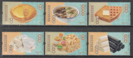 2022 Hong Kong Local Snacks Gastronomie  Complete Set Of 6 MNH @  FACE VALUE - Ungebraucht