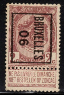 Typo 2B (BRUXELLES 06) - O/used - Typos 1906-12 (Armoiries)