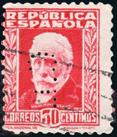 Madrid - Perforado - Edi O 669 - "C.L" Pequeño (Banco) - Gebraucht