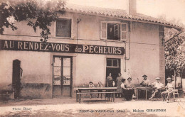 PONT-de-VAUX (Ain) - Port - Maison Giraudon - Au Rendez-Vous Des Pêcheurs - Ecrit (2 Scans) - Pont-de-Vaux