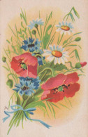 FLOWERS Vintage Ansichtskarte Postkarte CPSMPF #PKG050.DE - Fiori