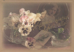 FLOWERS Vintage Ansichtskarte Postkarte CPSM #PBZ815.DE - Blumen