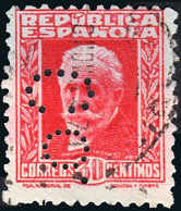 Madrid - Perforado - Edi O 669 - "Co." (Seguros) - Used Stamps