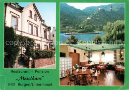 73641139 Burgen Mosel Restaurant Pension Moselhaus Gaststube Burgblick Edersee B - Sonstige & Ohne Zuordnung