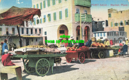 R587634 Port Said. Market Place. Serie 648. Cairo Post Card Trust - Wereld