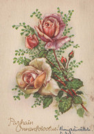 FLOWERS Vintage Ansichtskarte Postkarte CPSM #PAR864.DE - Fiori