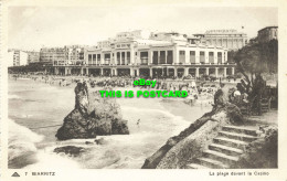 R587803 7. Biarritz. La Plage Devant Le Casino. CAP. Arts Photomecaniques - Wereld