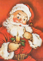 WEIHNACHTSMANN SANTA CLAUS WEIHNACHTSFERIEN Vintage Postkarte CPSM #PAJ813.DE - Kerstman