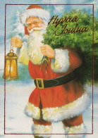 WEIHNACHTSMANN SANTA CLAUS WEIHNACHTSFERIEN Vintage Postkarte CPSM #PAJ605.DE - Santa Claus