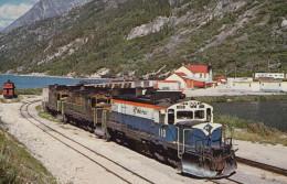 ZUG Schienenverkehr Eisenbahnen Vintage Ansichtskarte Postkarte CPSMF #PAA487.DE - Trains