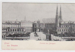 39042206 - Dresden Inneres Des Zwingers Ungelaufen  Leichte Abdruecke An Den Ecke N Vom Album. Leichte Randmaengel Rech - Dresden