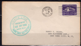 1932 Grace Line, Maiden Voyage Santa Rosa, Los Angeles Cal. Dec 27 1932  - Lettres & Documents