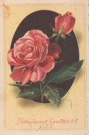 FLORES Vintage Tarjeta Postal CPSMPF #PKG108.ES - Fleurs