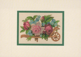 FLORES Vintage Tarjeta Postal CPSM #PBZ570.ES - Fiori