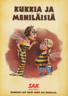 INSECTOS Animales Vintage Tarjeta Postal CPSM #PBS478.ES - Insects
