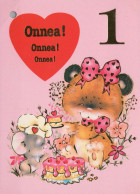 OSO Animales Vintage Tarjeta Postal CPSM #PBS167.ES - Osos