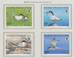 BENIN 1989 WWF Birds Mi 476-479 MNH(**) Fauna 759 - Altri & Non Classificati