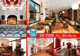 73641102 Bad Steben Stahl Radium Moorbad Kurhaus Festsaal Weinstube Foyer Kegelb - Bad Steben