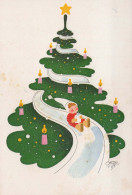 Feliz Año Navidad Vintage Tarjeta Postal CPSM #PBN552.ES - Nouvel An