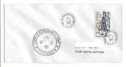 FSAT TAAF District De Kerguelen 01.02.1980 Kerg Notre Dame Des Vents. T. 1.40 Cano (1). - Cartas & Documentos