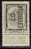 Typo 5 B (BRUXELLES 07) - O/used - Typos 1906-12 (Wappen)