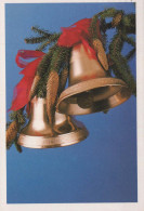 Feliz Año Navidad CAMPANA Vintage Tarjeta Postal CPSM #PAY644.ES - New Year