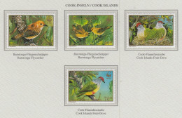 COOK ISLANDS 1989 WWF Birds Mi 1278-1281 MNH(**) Fauna 760 - Otros & Sin Clasificación