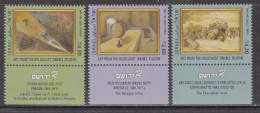 2022 Israel Art From The Holocaust  Complete Set Of 3 + Tabs MNH @   BELOW FACE VALUE - Nuevos