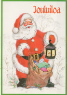 PAPÁ NOEL NAVIDAD Fiesta Vintage Tarjeta Postal CPSM #PAJ603.ES - Santa Claus