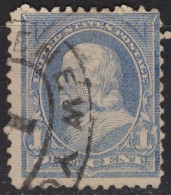 1894 1 Cent Benjamin Franklin, Used (Scott #246) - Used Stamps