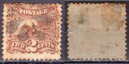 1869 2 Cents Pony Express Rider, Used (Scott #113) - Used Stamps