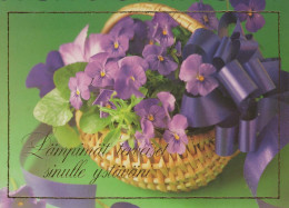 FLEURS Vintage Carte Postale CPSM #PBZ151.FR - Blumen