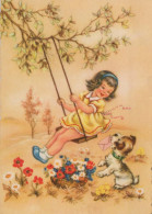 ENFANTS ENFANTS Scène S Paysages Vintage Postal CPSM #PBT571.FR - Scene & Paesaggi