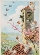 ANGE Noël Vintage Carte Postale CPSM #PBP556.FR - Angeli