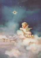 ANGE Noël Vintage Carte Postale CPSM #PBP364.FR - Angels