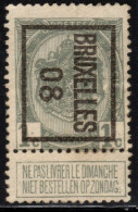 Typo 6 B (BRUXELLES 08) - O/used - Tipo 1906-12 (Stendardi)