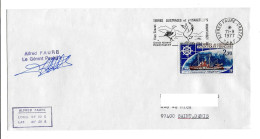 FSAT TAAF District De Crozet 11.09.1977 T. 2.70 Cmt Charcot (1). Signature Gerant - Storia Postale