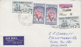 Ross Dependency 1972 Cover  Ca Scott Base 26 OC 1972 (RO152) - Storia Postale