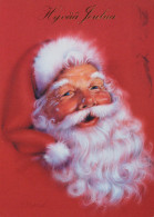 PÈRE NOËL NOËL Fêtes Voeux Vintage Carte Postale CPSM #PAJ812.FR - Santa Claus