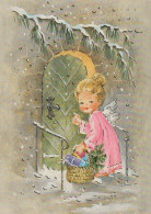 ANGE NOËL Vintage Carte Postale CPSM #PAJ281.FR - Engel