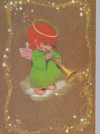 ANGE NOËL Vintage Carte Postale CPSM #PAJ020.FR - Anges