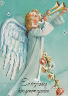 ANGE NOËL Vintage Carte Postale CPSM #PAH886.FR - Angels